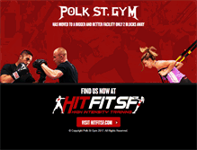 Tablet Screenshot of polkstreetboxinggym.com